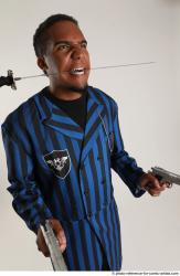 Garson STANDING POSE WITH KATANA AND TWO GUNS